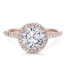 Two-Row Halo French Cut Engagement Setting | Adiamor