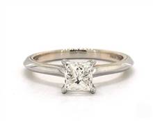 Two Tone Comfort Fit Solitaire Engagement Ring in 14K Yellow Gold 2.00mm Width Band (Setting Price) | James Allen