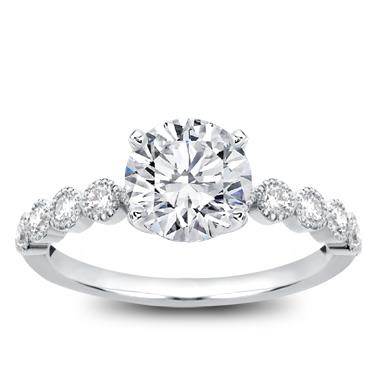 Vintage Bezel Set Diamond Engagement Setting
