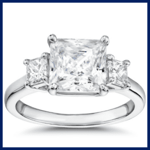 3-Stone Diamond Engagement Ring