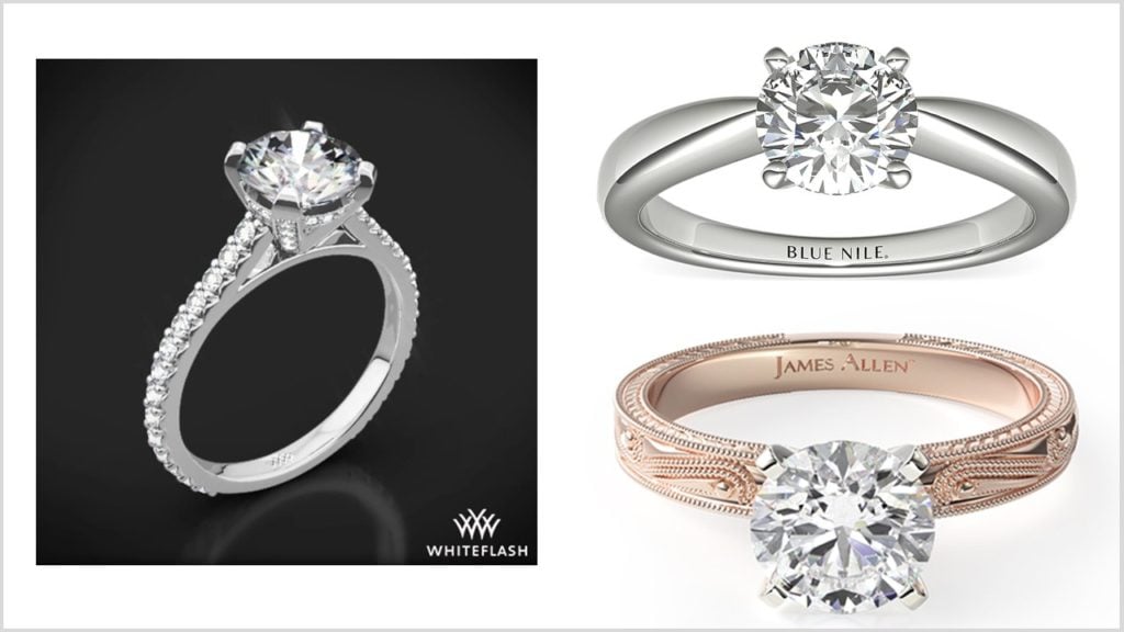 Glossary of Engagement and Wedding Ring Settings