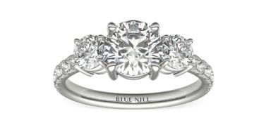three stone ring