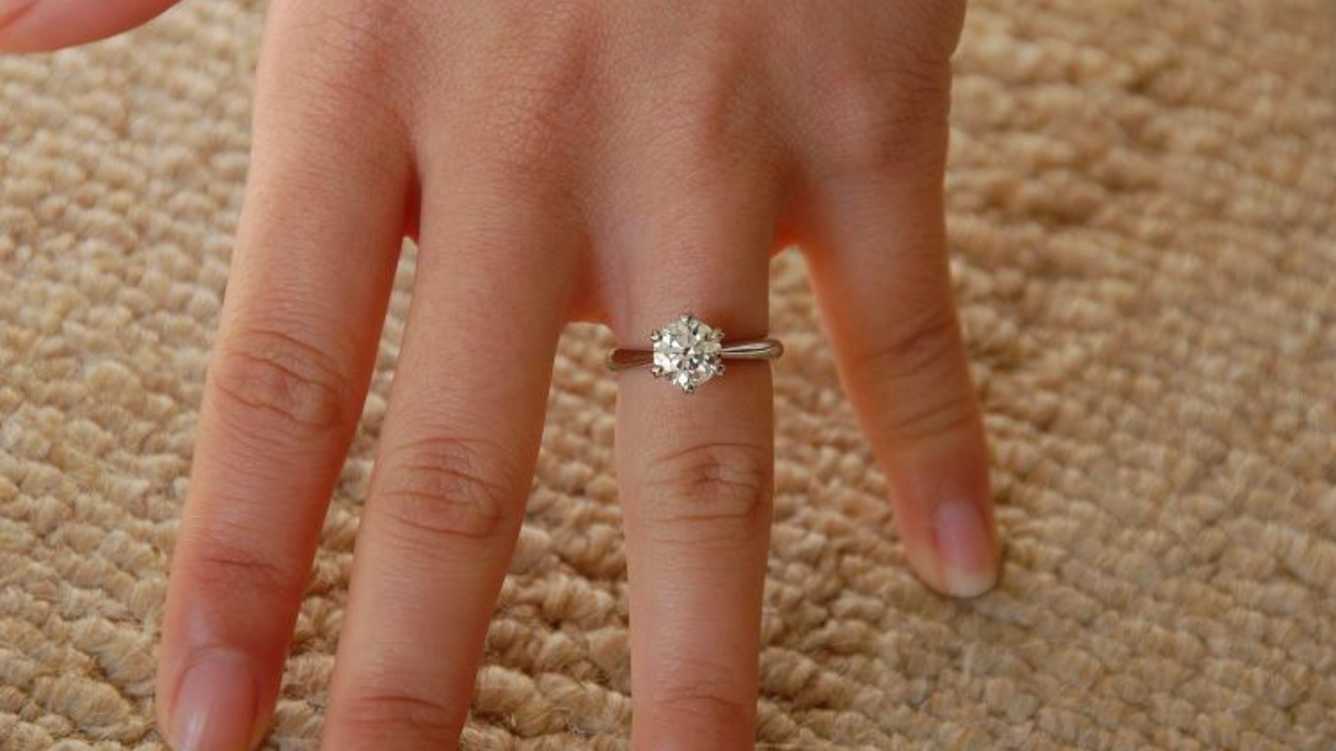 Upgrade 4.01 Carat Classic Tiffany Inspired Engagement Ring | Engagement  rings, Engagement ring on hand, Huge diamond rings