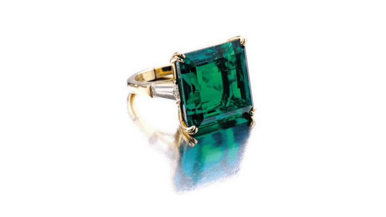 Colombian emerald ring by Van Cleef and Arpels.