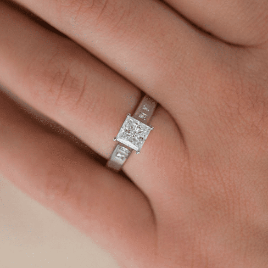 14K White Gold Eden Engagement Ring By Jeff Cooper