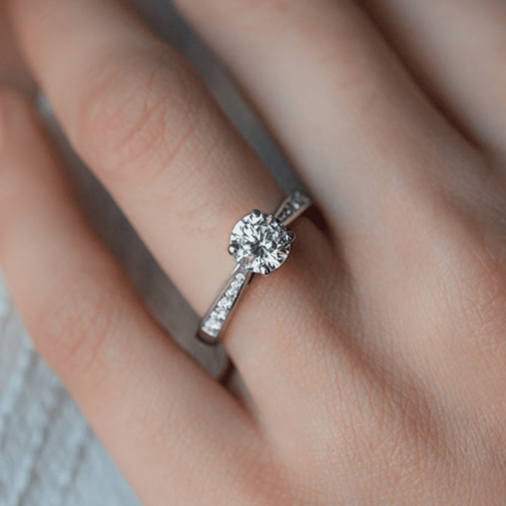 14K White Gold Talya Engagement Ring By Jeff Cooper