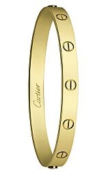 Yellow gold Cartier Love Bracelet