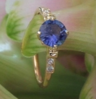 Lovely color changing sapphire