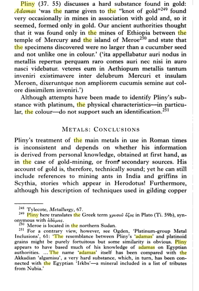 Pliny the Elder (23-79 AD) wrote in his “Naturalis Historia” (Natural History book XXXVII)