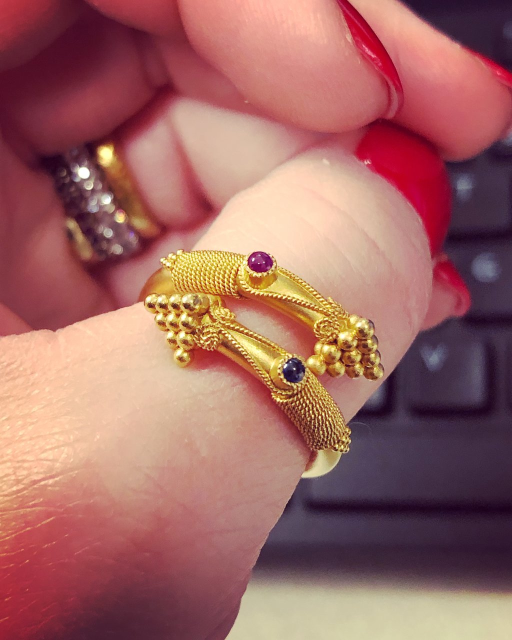 Caolsen started a thread about souvenir jewelry from vacation destinations, featuring her amazing ring from Greece! Other PriceScoper's certainly also mark fab vacations with new jewelry and this thread is a special place to show those off!