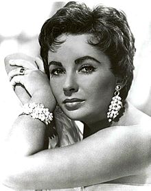 Taylor in a studio publicity photo in 1953
