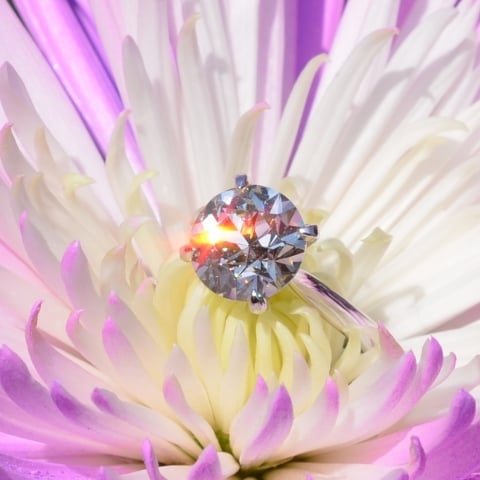 Crystal72384 originally posted her amazing AVR engagement ring upgrade on the Show Me the Bling forum at PriceScope. This diamond is gorgeous, and the pics are TDF!
