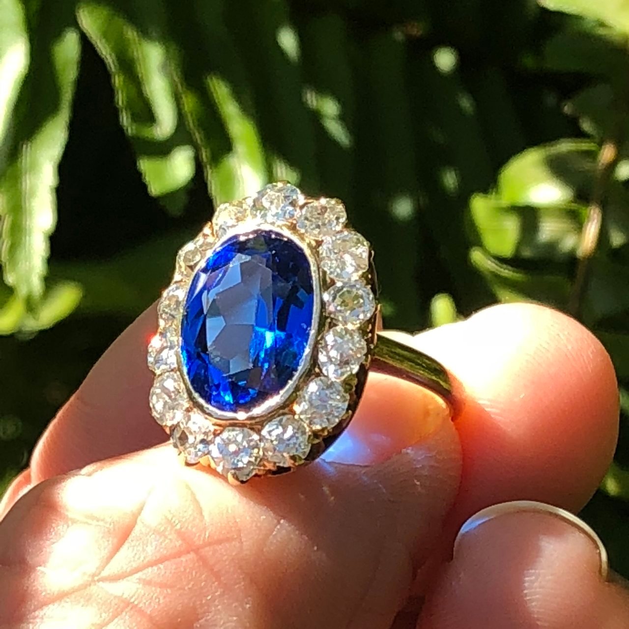 Paisley2628 posted this sensational spinel and diamond ring on the Show Me the Bling forum at PriceScope. She said she had no one to share this gorgeousness with, so let’s show her the love!