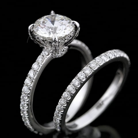 TitanCi originally posted this stunning diamond engagement ring on the Show Me the Bling forum at PriceScope.  There is a reason that the solitaire is the classic standard, this ring is absolutely beautiful and got a YES to boot!