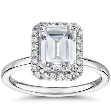 Engagement season is coming to a climax on Valentine’s Day and we hope you find the diamond of your dreams in that very special jewelry box. We decided to take inspiration from many celebrities’ emerald cut engagement rings and examine a few emerald cut rings which would look fabulous on anyone’s finger.