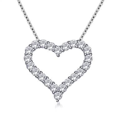 Think you have to put youre heart shaped jewelry away after Feburary? Think again, let your love sparkle as often as you like!