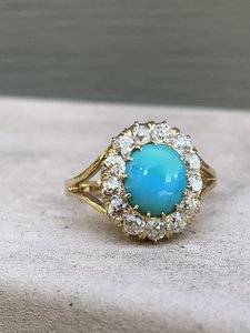 Turquoise pin conversion - posted by eh613c image