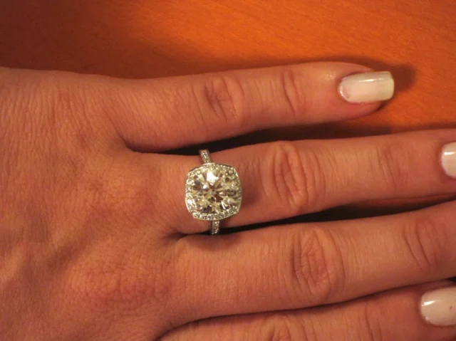 Round Engagement Ring Upgrade