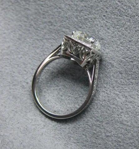 Round Engagement Ring Upgrade