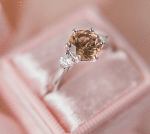 A 3-Stone Engagement Ring.