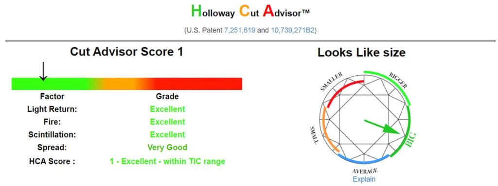 Screenshot of Holloway Cut Advisor