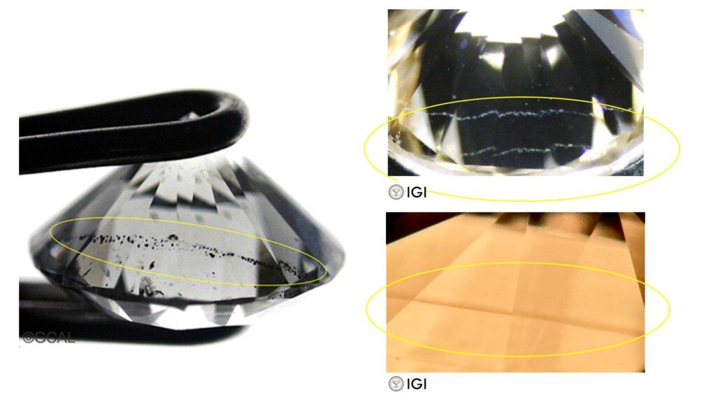 Lab-grown diamonds - planar inclusions in cvd grown diamonds