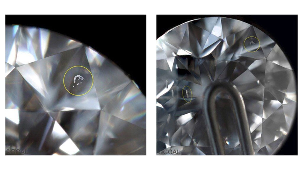 Lab-grown diamonds - metallic flux inclusions