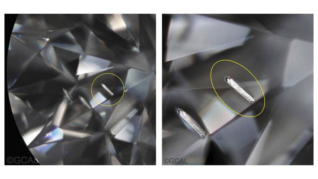 Lab-grown diamonds - metallic flux inclusions