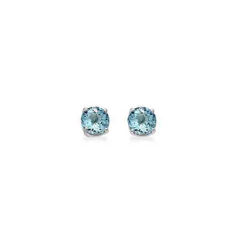 Aquamarine earrings. 