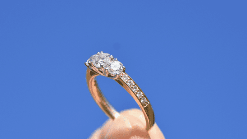 Diamond Engagement Ring. Image Source: Michelle McEwen on Unsplash.