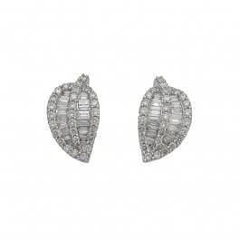 Diamond Hanging Earrings F SI1 18K White Gold