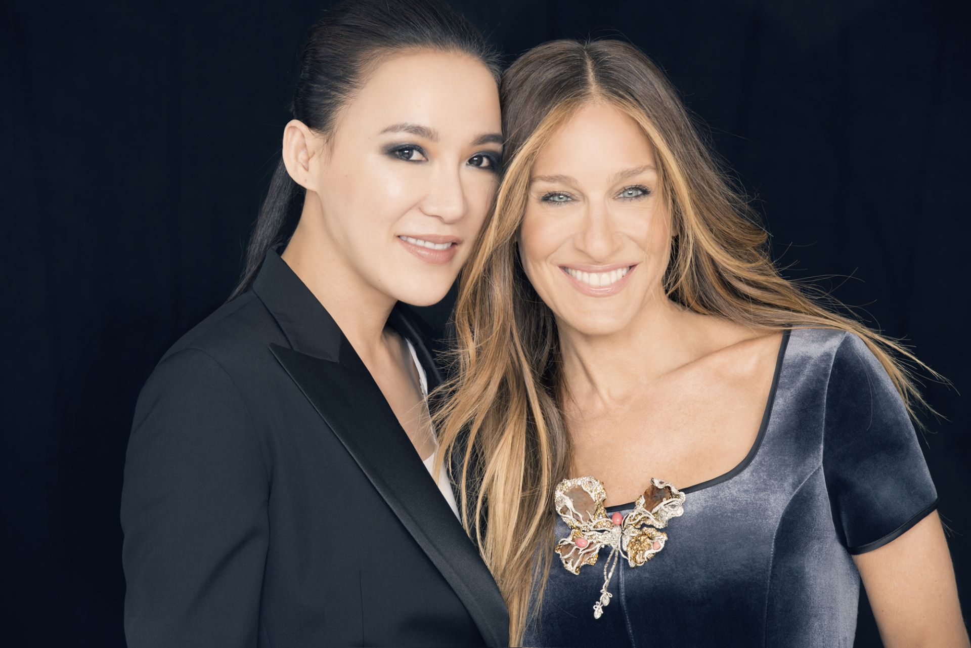 Cindy Chao and Sarah Jessica Parker. 