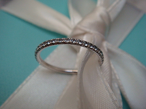 Tiffany Aquamarine metro ring