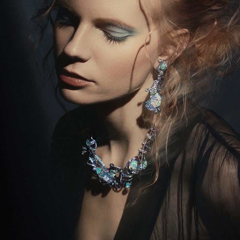 Vaneesha, Queen of the Universe Multicolor Gem Necklace