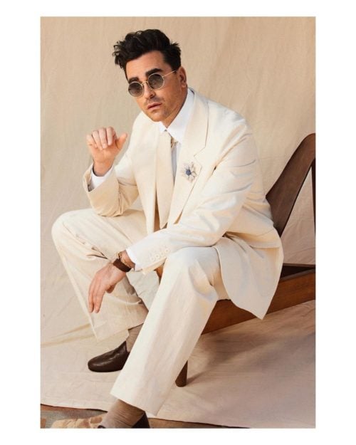 Dan Levy wearing The Row and Cartier 