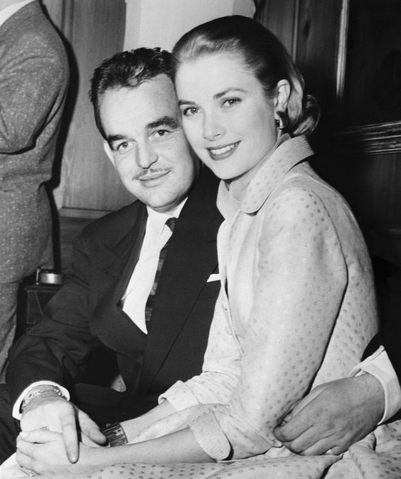 Grace Kelly and Prince Rainier III.