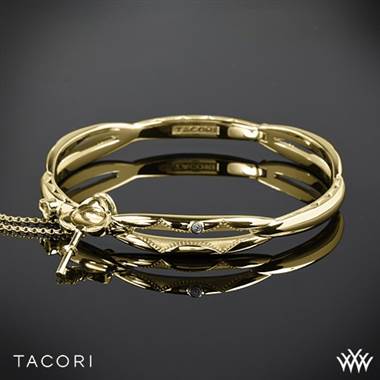 18k Yellow Gold with Sterling Silver Accent Tacori Promise Bracelet.