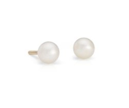 Children's Freshwater Cultured Pearl Earrings