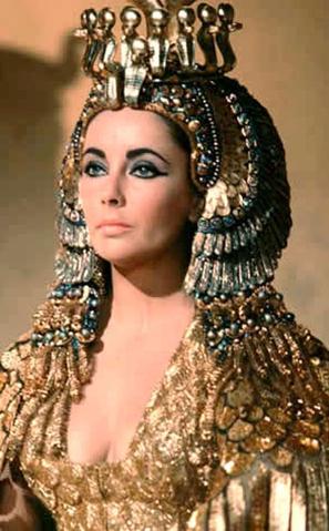 Elizabeth Taylor as Pharaoh Cleopatra.