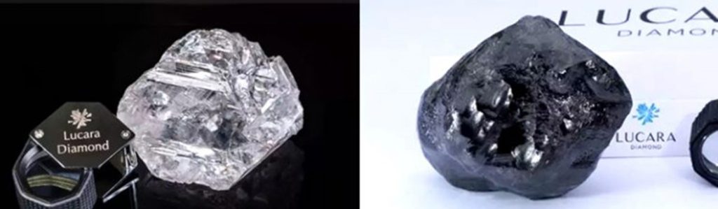 Largest diamonds planet earth, ebony and ivory