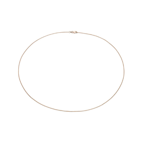 Cable Chain in 14k Rose Gold.