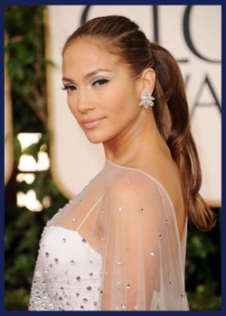 Jennifer Lopez at the 2011 Golden Globes.