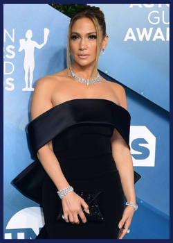 Jennifer Lopez at the 2020 SAG Awards.