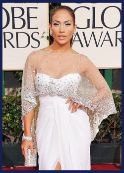 Jennifer Lopez at the 2011 Golden Globes.