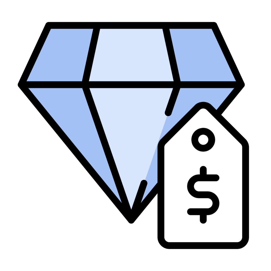 Diamond Prices Icon