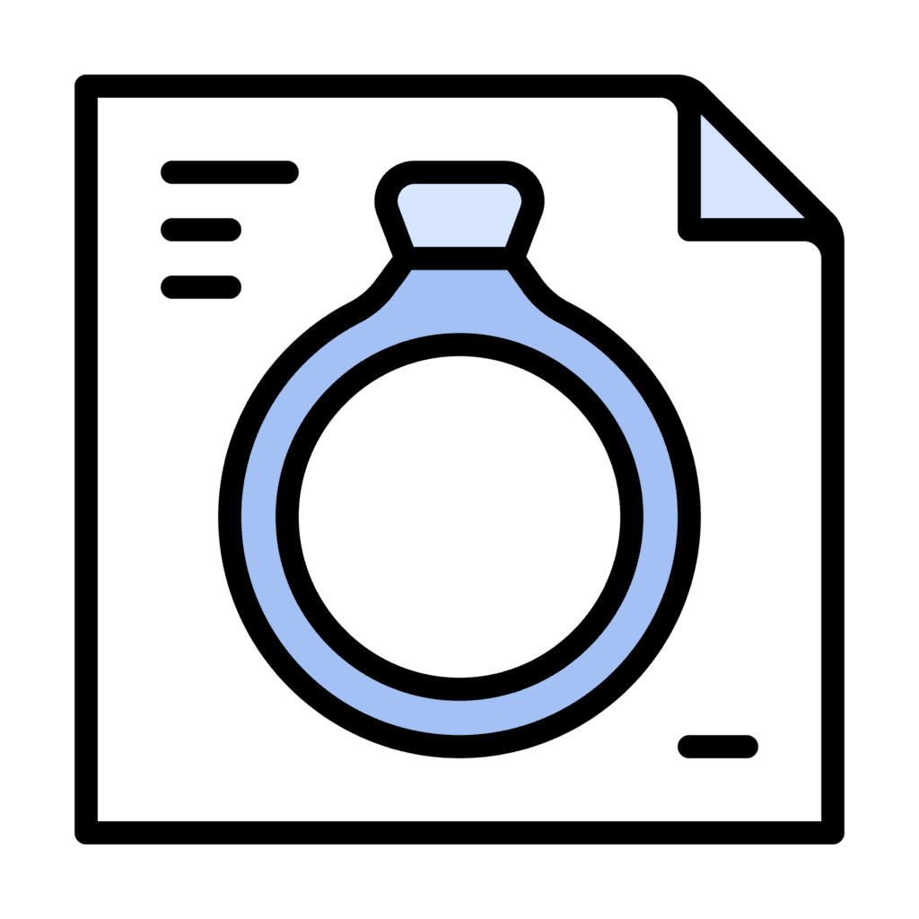 Ring Setting Anatomy Icon