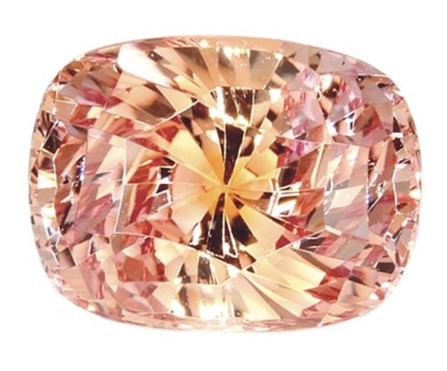 Ceylon Padparadscha Cushion Sapphire.