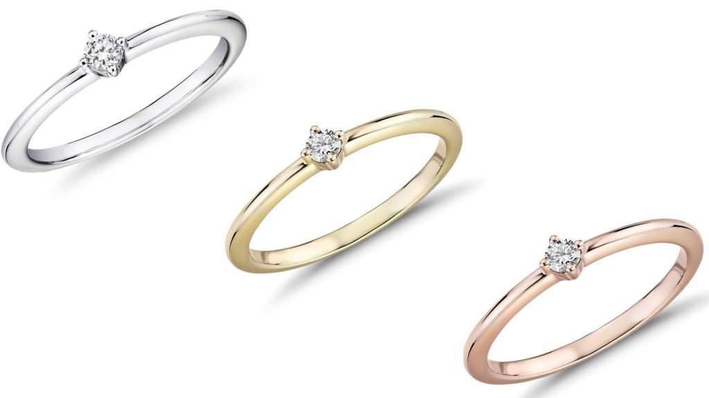 Blue Nile promise rings
