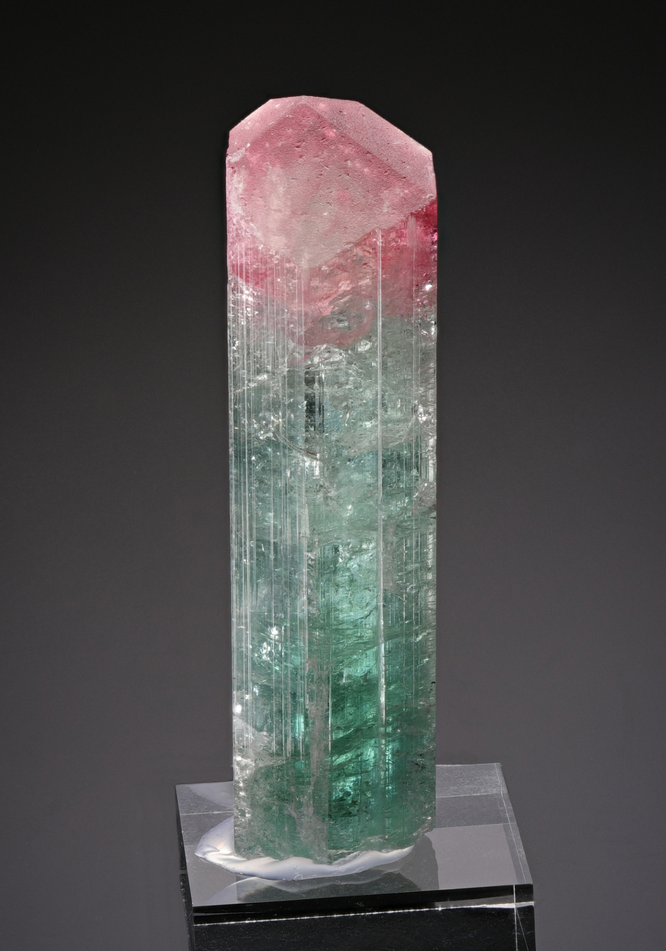 Elbaite Tourmaline.