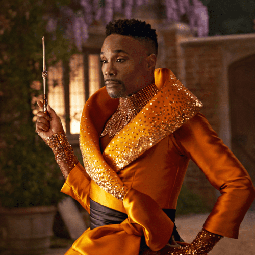 Billy Porter as Fab G., the Fabulous Godmother. 